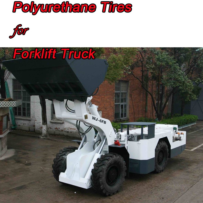 polyurethane filled tyre for forklift truck